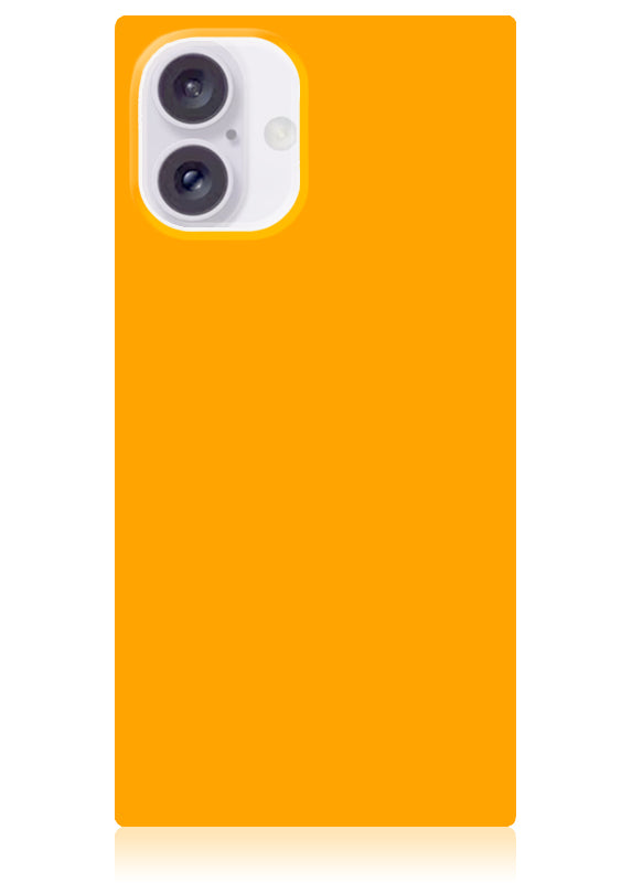 SQUARE® Neon Orange iPhone Case