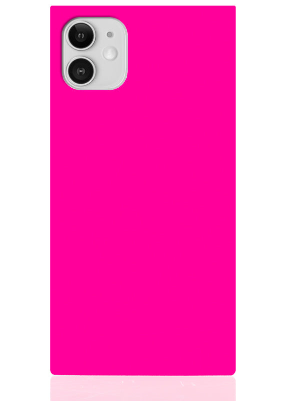 SQUARE® Neon Pink iPhone Case