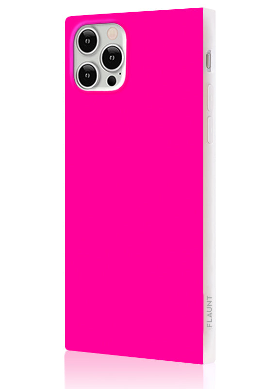 SQUARE® Neon Pink iPhone Case