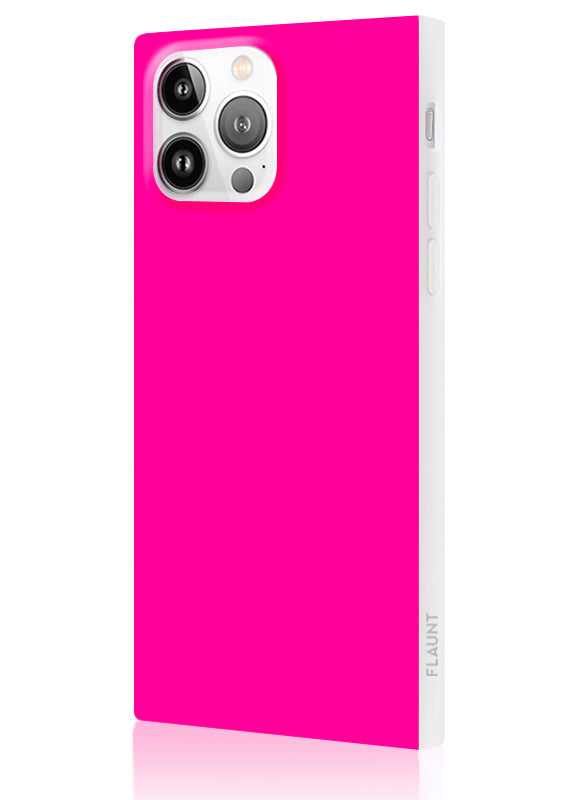 SQUARE® Neon Pink iPhone Case