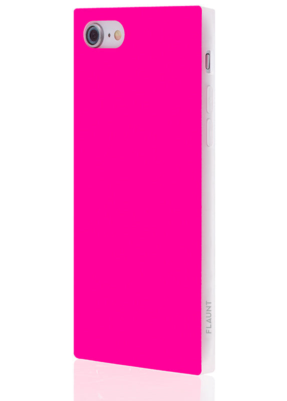 SQUARE® Neon Pink iPhone Case