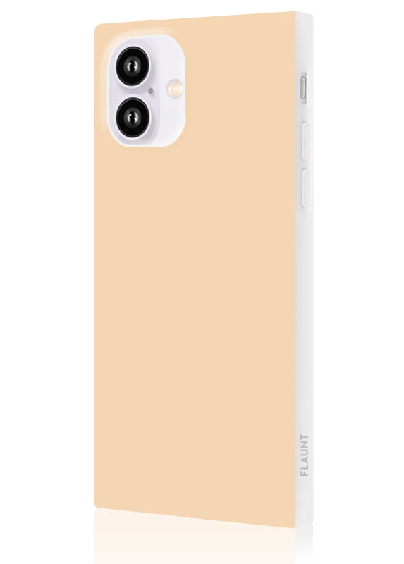 SQUARE® Nude Almond iPhone Case