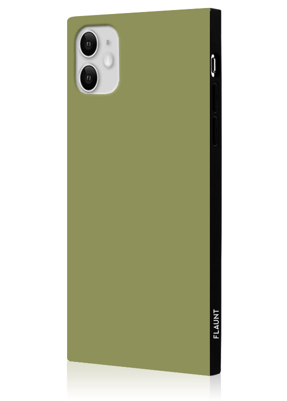 SQUARE® Olive Green iPhone Case