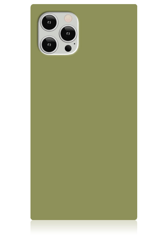 SQUARE® Olive Green iPhone Case