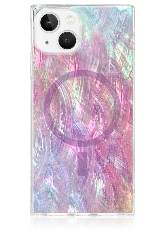 SQUARE® Pink Mother of Pearl iPhone Case