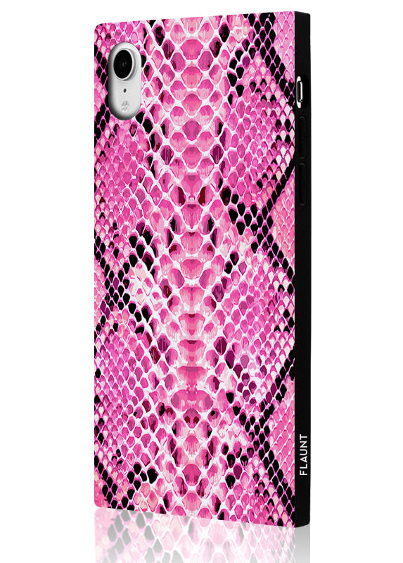 SQUARE® Pink Python iPhone Case