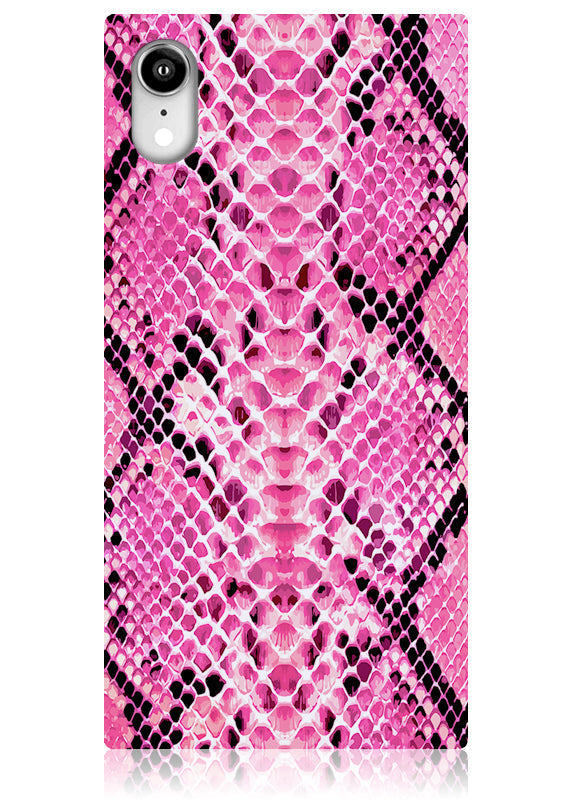 SQUARE® Pink Python iPhone Case