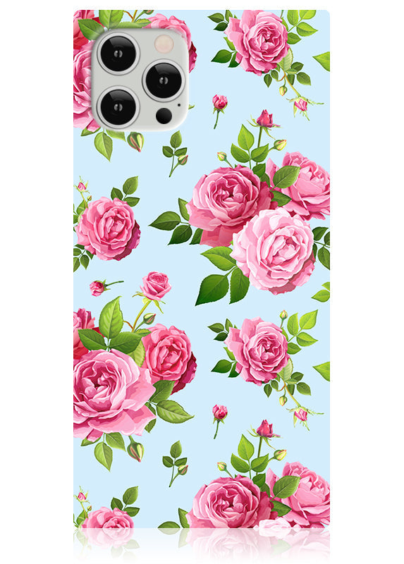 SQUARE® Pink Rose Bouquet iPhone Case