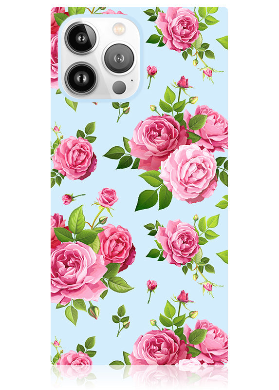 SQUARE® Pink Rose Bouquet iPhone Case
