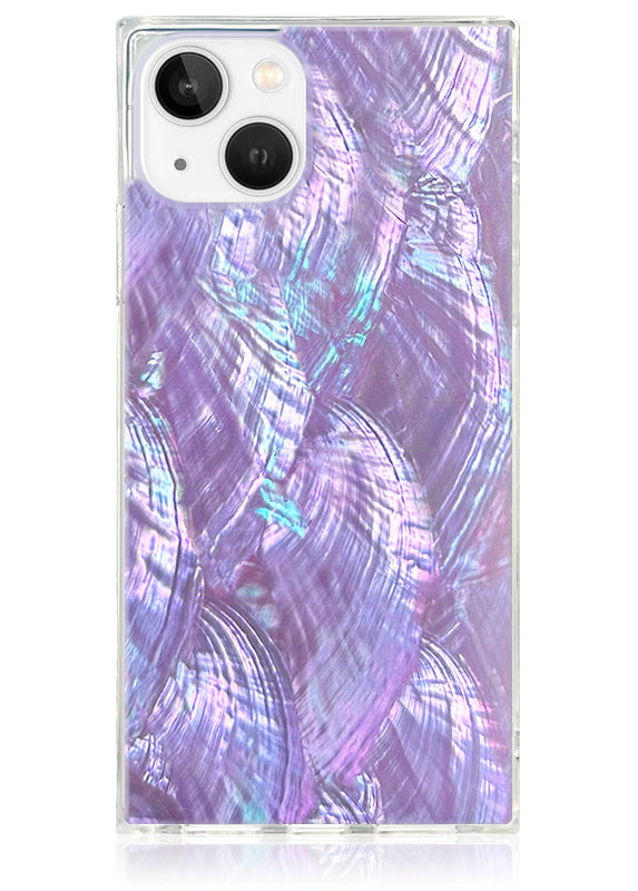SQUARE® Violet Mother of Pearl iPhone Case