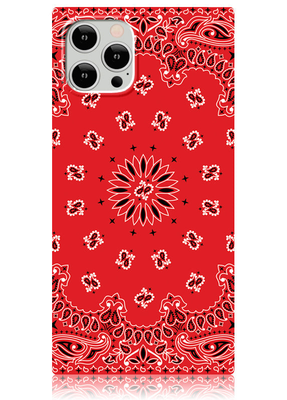 SQUARE® Red Bandana iPhone Case