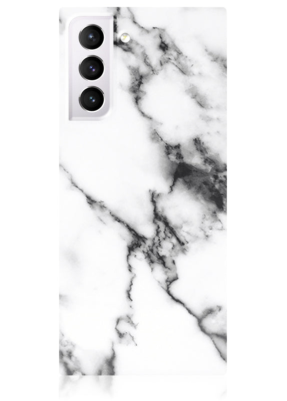 SQUARE® White Marble Galaxy Case
