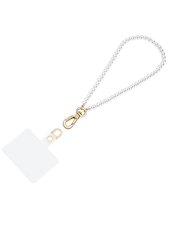 Pearl Strand Phone Charm