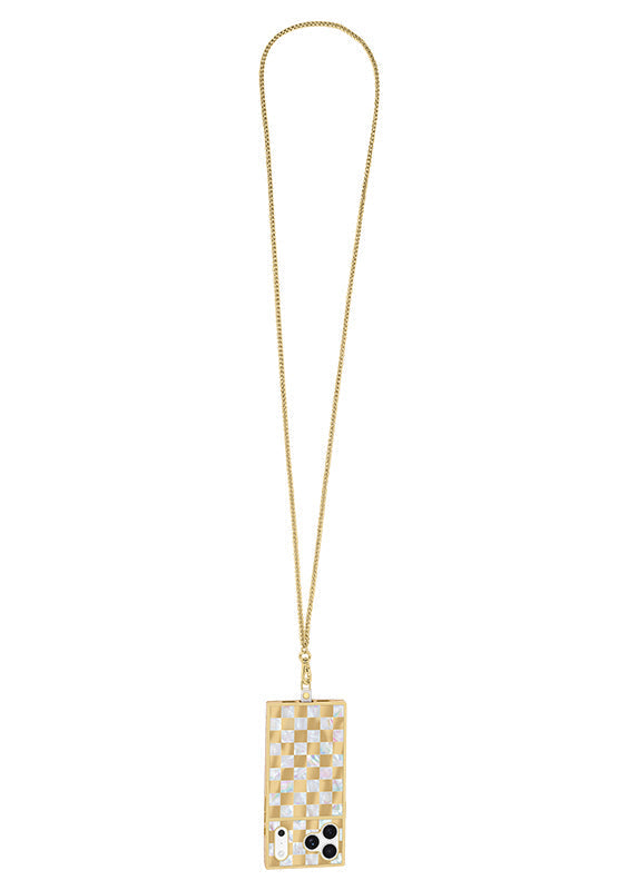 Gold Wheat Braid Chain Phone Crossbody