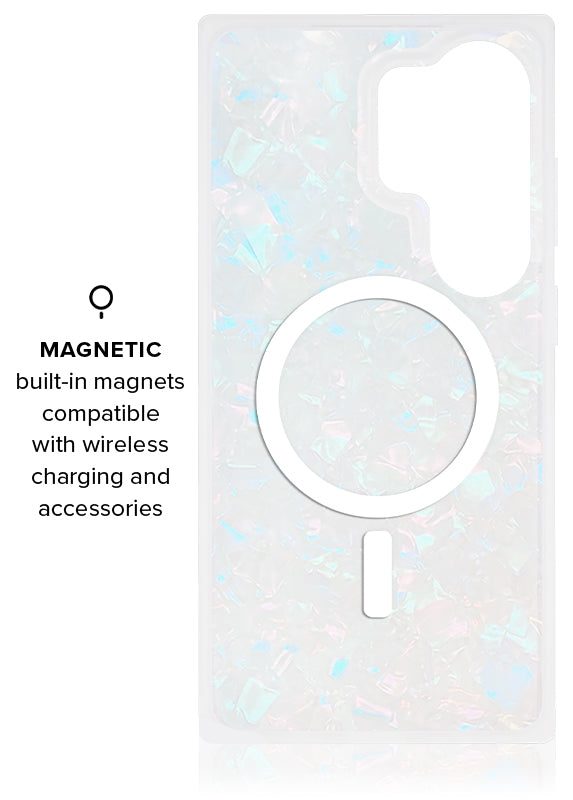 SQUARE® Opal Shell Galaxy Case