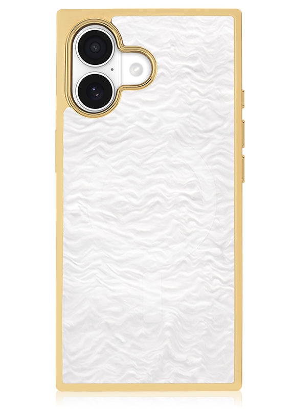Elite Collection - SQUARE® Gilded Pearl iPhone Case