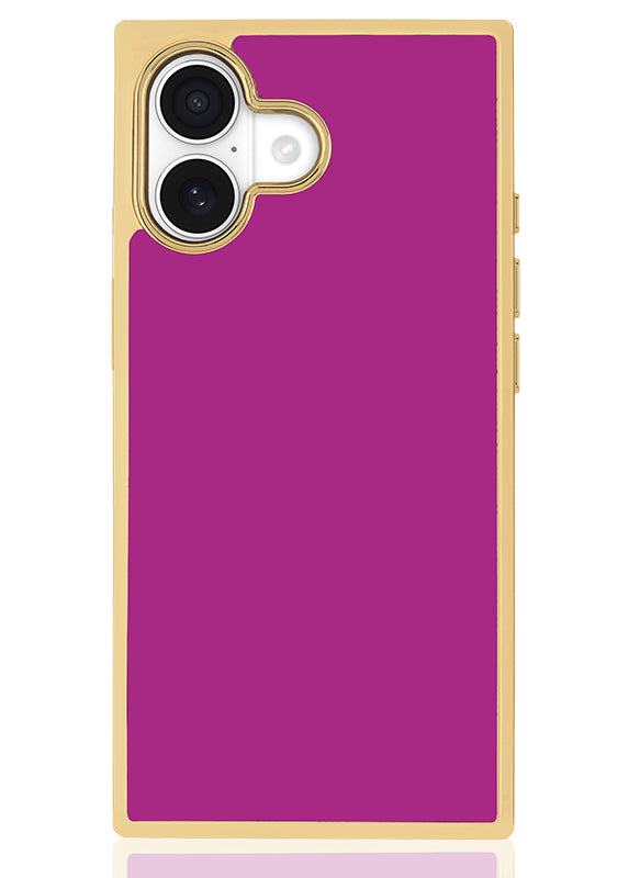 Elite Collection - SQUARE® Gilded Fuchsia iPhone Case