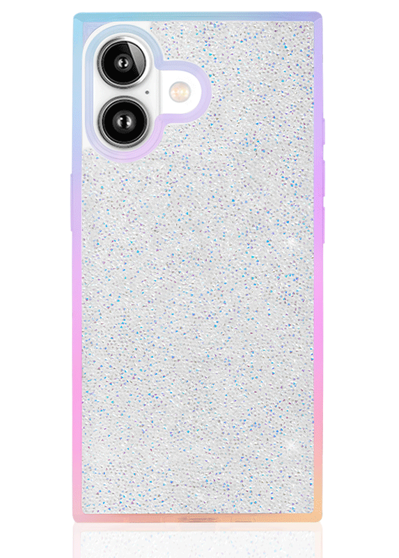 Elite Collection - SQUARE® Iridescent Crystal Elegance iPhone Case