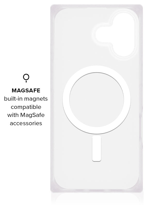SQUARE® White Polka Dot iPhone Case