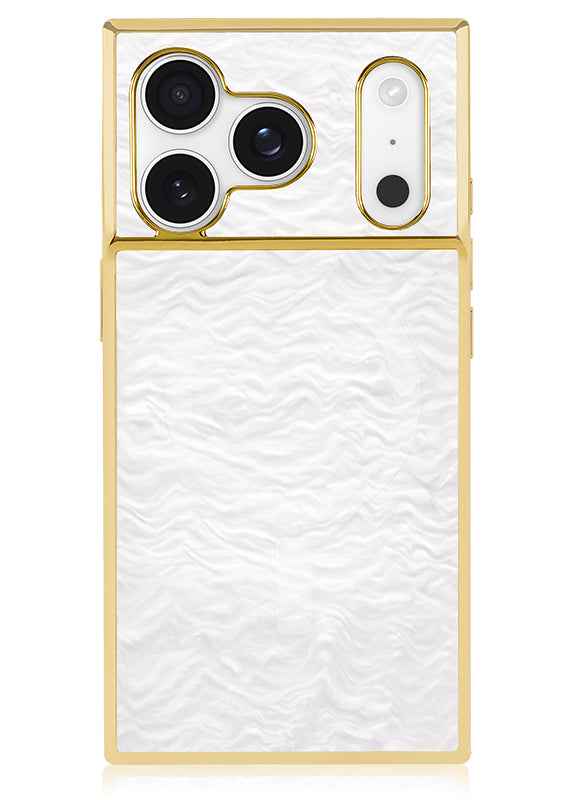 Elite Collection - SQUARE® Gilded Pearl iPhone Case