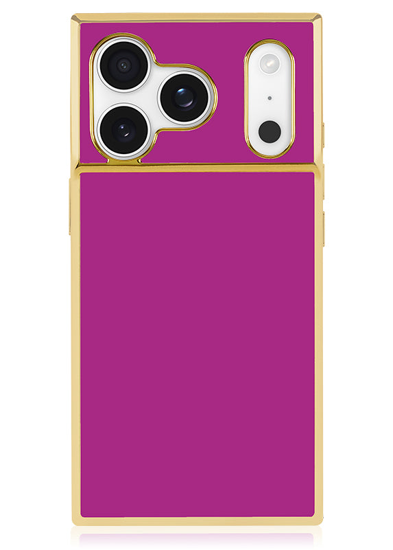 Elite Collection - SQUARE® Gilded Fuchsia iPhone Case