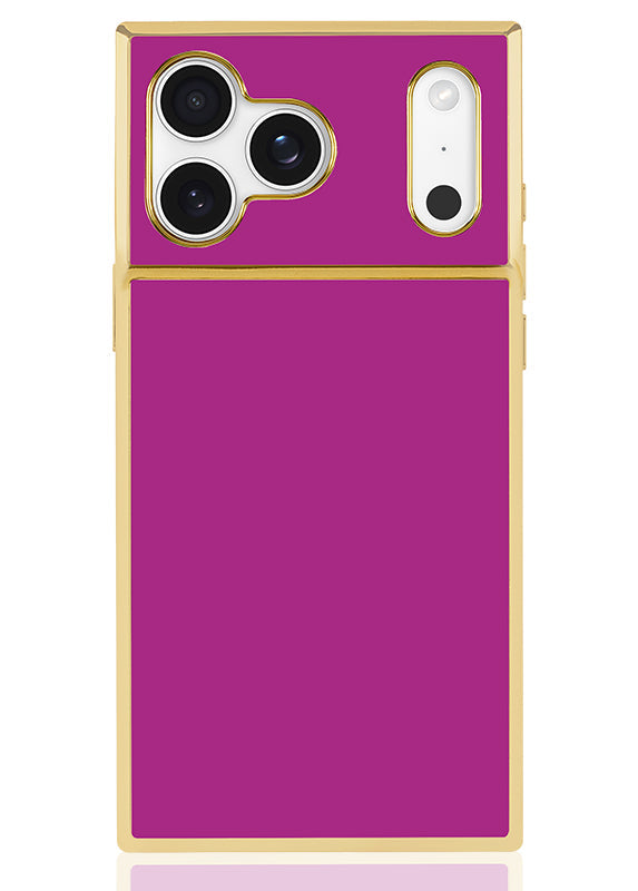 Elite Collection - SQUARE® Gilded Fuchsia iPhone Case