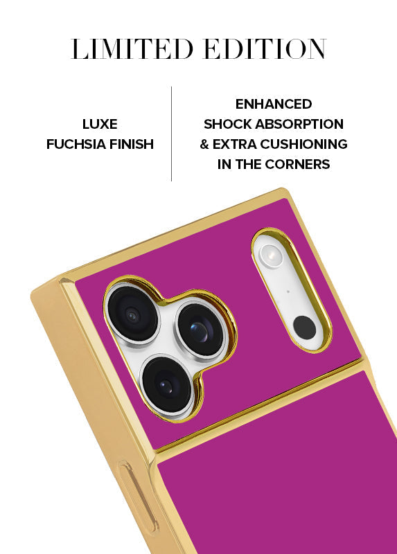 Elite Collection - SQUARE® Gilded Fuchsia iPhone Case