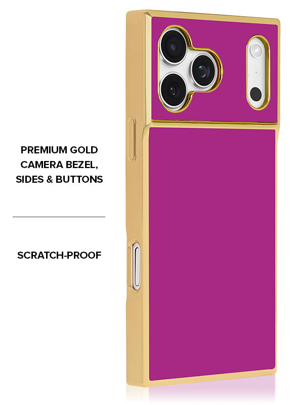 Elite Collection - SQUARE® Gilded Fuchsia iPhone Case