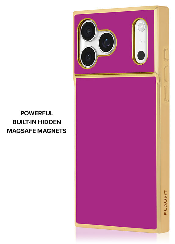 Elite Collection - SQUARE® Gilded Fuchsia iPhone Case