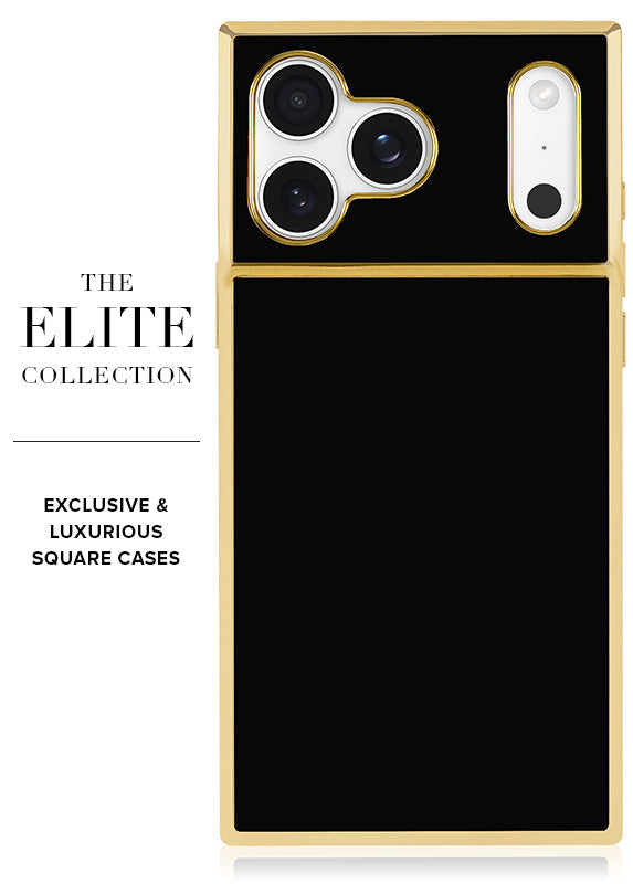 Elite Collection - SQUARE® Gilded Onyx iPhone Case