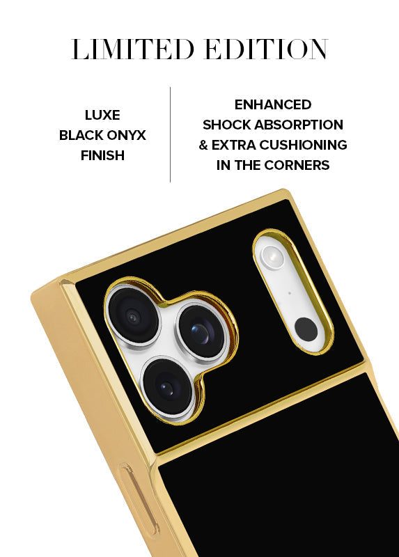 Elite Collection - SQUARE® Gilded Onyx iPhone Case