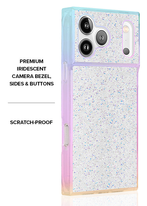 Elite Collection - SQUARE® Iridescent Crystal Elegance iPhone Case