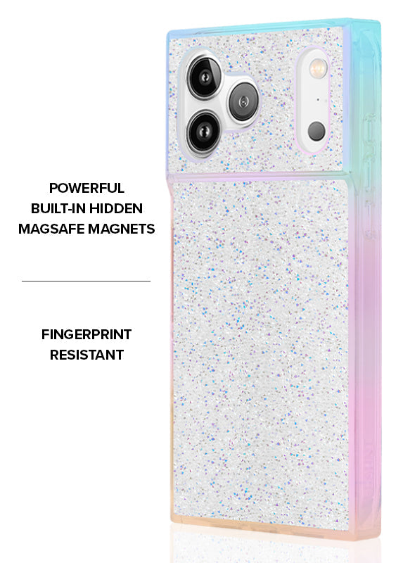 Elite Collection - SQUARE® Iridescent Crystal Elegance iPhone Case