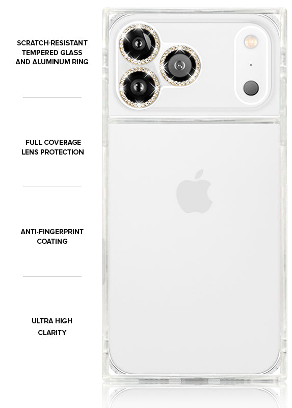 Gold Crystal Camera Lens Protectors